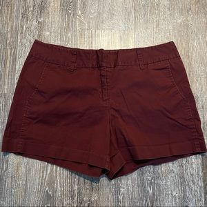 Daisy Fuentes Maroon Shorts